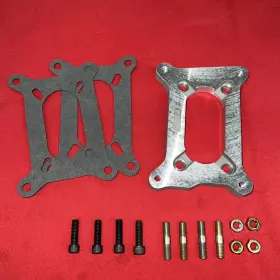 Holley 090127124475 17-43 Adapter Intake 2300 Flange To Rochester 2gc Open Cast Aluminum