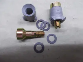 Holley 121-142 Accelerator Pump Discharge Nozzle .042 With Gaskets And Screws Pair