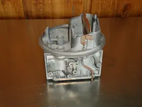 Holley 1a18503 4160 4-barrel Carburetor Main Body 1a 1850-3 600 Cfm Vacuum Secondary