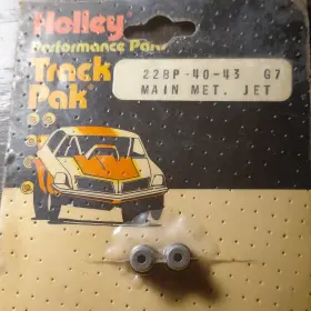 22bp-40-43 Holley Vintage Track Pak Main Jets