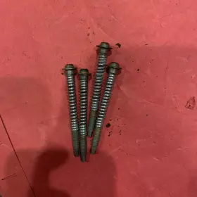 Holley 26-124 Lot Of 4 Rare Spring Loaded 2 3/8 Inch Long Fuel Bowl Screws Unusual Used