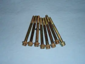 Holley 2bhex4150 4150 4-barrel Carburetor Hex Head Fuel Float Bowl Screws Set 8 2b