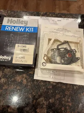 Holley 3-1305 Renew Kit Hitachi Model Dch 340 1981-85 Gm/ 1982 Mazda