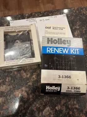Holley 3-1366 Renew Kit 2bbl Ford Carburetor Model 2150