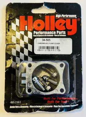 Holley 34-505 Chrome Acc Pump Cover 34 505/99r-2198-3