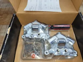 Holley 34-508 Chrome Quick Change Jet Fuel Bowl Kit 4500 Carbs