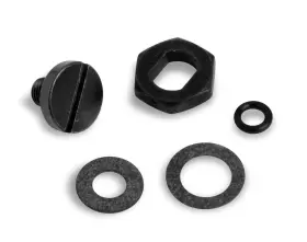 Holley 34-7bk Black Needle And Seat Adjusting Nut Lock Screw Kit -