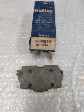 Holley 34r-2007-6 Secondary Metering Plate Body 4160 Nos