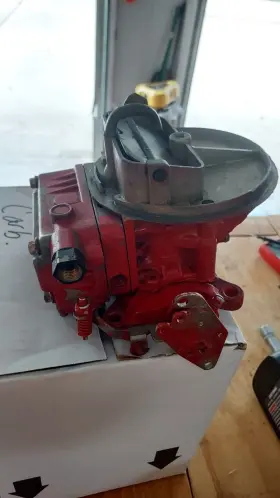 Holley 3887686 2 Bbl 500 Cfm Marine Carburetor Volvo Penta 4.3l For Parts Or Rebuild