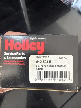 512-503-1 Holley Fuel Pressure Regulator Adjustable 35-65 Psi
