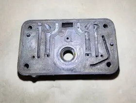 Holley 6372 Carburetor Metering Block Vintage Part For Rebuilds Or Parts Only