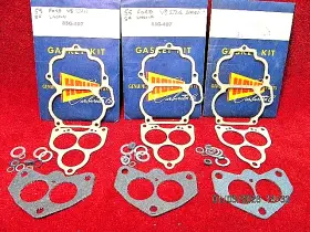 Holley 85g-407 Ford 272ci 94 2100 3-bolt Carburetor Gasket Set Tri-power 3x2 Small Bore