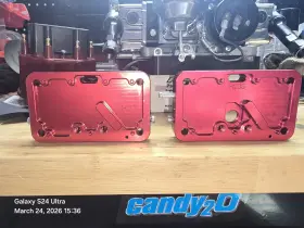 Holley H235 Billet Metering Blocks...fits Quickfuel Brawler