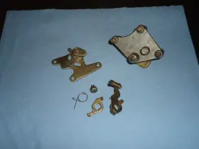 Holley Hcm10724 Carburetor Hand Manual Choke Parts Lot 4-barrel Carb 4150 Double Pumper