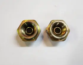 Hol-26-26 Holley Fuel Bowl Inlet Fittings 3/8 Inch Tube Or 5/8 Inverted Flare 7/8-20 A63 Pair