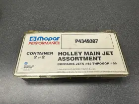 P4349307 Holley Main Jet Assortment Jets 83-99 Missing 82