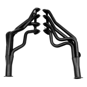 Hooker 6114hkr - Super Competition Mild Steel Black Painted Long Tube Exhaust