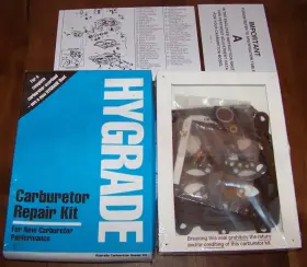 Hygrade 380b New In Package Rochester Quadrijet 4bbl 4mc 4mv Carburetor Rebuild Kit