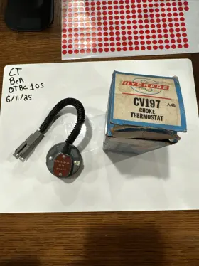 Hygrade Cv197 Motor Products Choke Thermostat