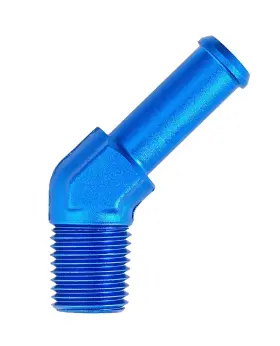 Jegs 100487 45 Npt To Hose Fitting