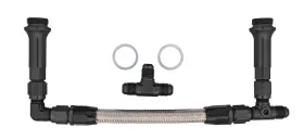110824 Jegs Dual Feed Fuel Line Log Kit For Holley 4150 Carburetors -6 An