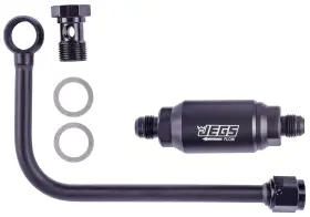 15066 Jegs Single Feed Filtered Fuel Line Edelbrock/carter Afb Carbu