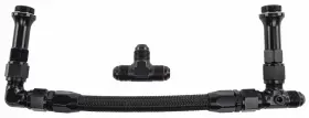 Jegs 15614 Dual Feed Fuel Line Log Kit For Holley 4500 Carburetors -08an
