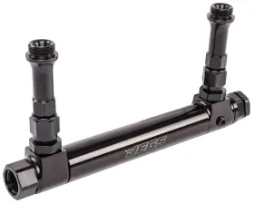 Jegs 889944027966 Billet Adjustable Fuel Log Line For Holley 4150/4500 Dual Feed Carbs