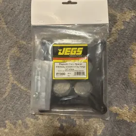 Jegs Perfomance Products 15490 Phenolic Carburetor Spacer With 4150 Holley Bolt Pattern 1/2 Inch Tall 4-hole