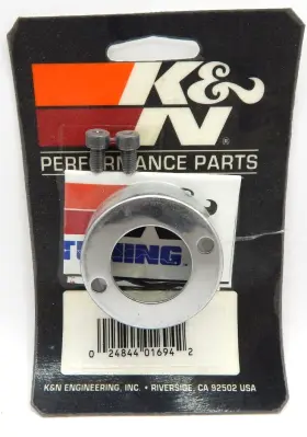 K&n Filters 85-1180 K&n Carburetor Adapter Carb Adaptor 1 Inch Id - 2-7/16 Od 2 Bolt 1.781 Bc