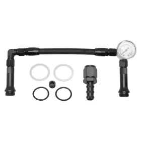 Kaloeou 313416219241 Braided An6 Dual Feed Carb Fuel Line Double Pump For Holley 4150 Carburetor W