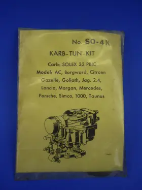 Karb-tun-kit So-4k Alfa Romeo Solex 32 Pbic Carburetor Tune