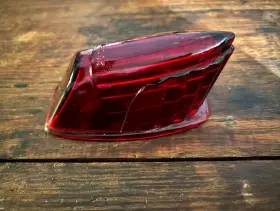 Kd 20030 Vintage 1930s 1940s 1950s Truck Cab Clearance Fender Marker Red Glass Lens