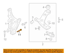 Kia Oem 545624h000 15-24 Carnival Suspension Components-ball Joint Mount Bolt
