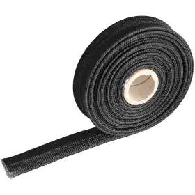 Ledaut Ldfhg15300 Heat Hose Fiberglass Wrap Shield Sleeve- 1/2 Inch Id X 10ft Black