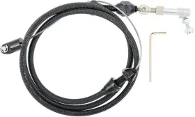 Lokar Performance Products Tc10024b 24ftft Universal Stainless Throttle Cable With Black Steel Housing