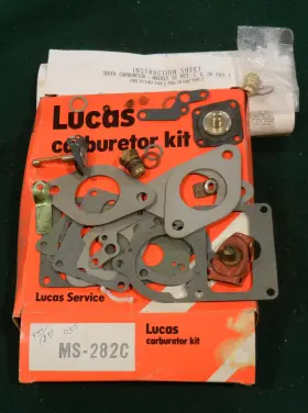 Lucas Ms-282c Carburetor Kit For Solex Model 28 Vw Beetle Bus 1961-1967 Nos