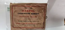 Marvel 16-558 Nos Genuine Carburetor Gasket Set 1934-5-6 Nash Lafayette