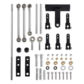 Maxpeedingrods Fhgid3 New Universal Carburetor Linkage Kits Dual Side Mount Throttle Replace