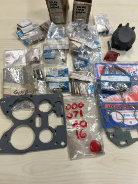 Mercedes-benz 0000714016 Lot Of Nos New Carburetor Parts Zenith Solex W110 W108 W114