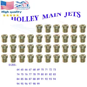 Mh 723884849250 72 Pack Holley Carburetor Main Jets Kit Holly Size 64-99 2 Each -us Stock