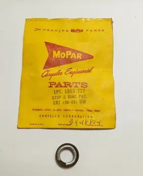 Mopar 1881727 1959-1971 Dodge Chrysler Starter Pinion Stop Snap Ring And Washer Kit Nos