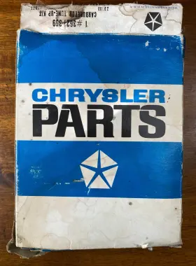 Mopar 3621399 Vintage Oem Chrysler Corporation Carter Afb Carburetor Tune-up Kit