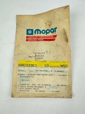 Mopar 4186329 Carburetor Gasket Set Of 2 Oem Nos Dodge