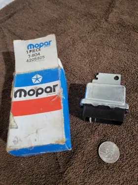 Mopar 4205925 Nos A/c Fast Idle Relay Switch 1980-82 Dodge Omni Aspen Horizon Volare