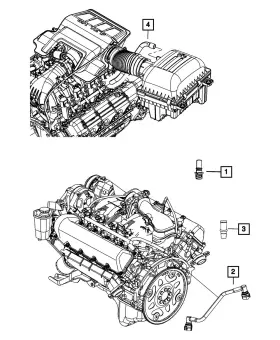 Mopar 53032856ab Genuine Crankcase Vent To Intake Ma - Tube