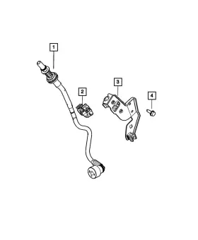 Mopar 68491373aa Genuine Vent Tube