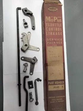 Mopar 891480 Nos Throttle Control Linkage Pkg. 40 Desoto 6cyl
