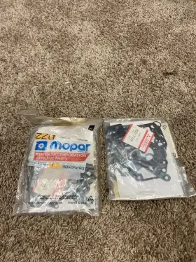 Md617949 Mopar Mitsubishi Carburetor Gasket Set 1985 Mirage N.o.s. Oem 1.5l