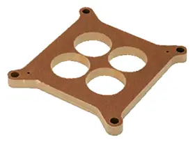 Moroso 084663649431 Phenolic Carburetor Spacer - 0.5 Inch Thick 4-hole Square Bore